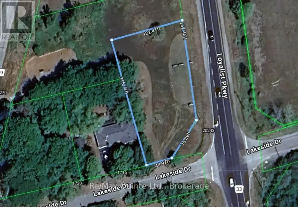0 Beside 1716 Lakeside Drive, Prince Edward County (Ameliasburg Ward)