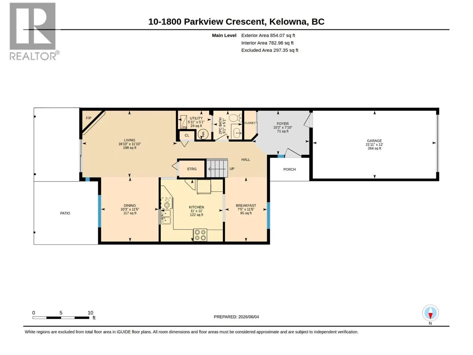 1800 Parkview Crescent Unit# 10. Kelowna, British Columbia