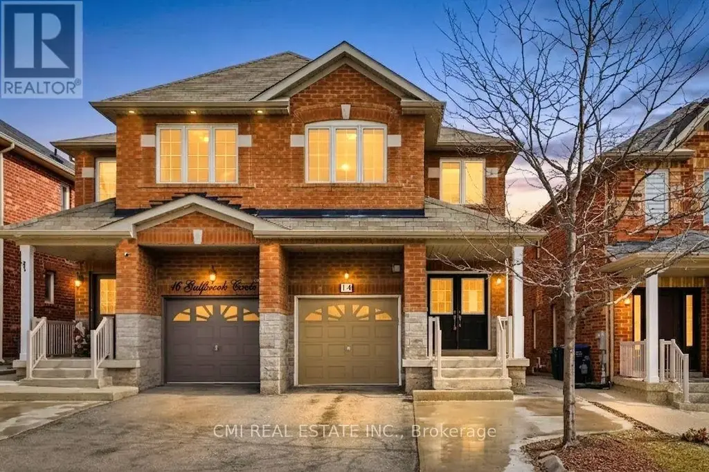 14 Gulfbrook Circle, Brampton (Sandringham-Wellington)