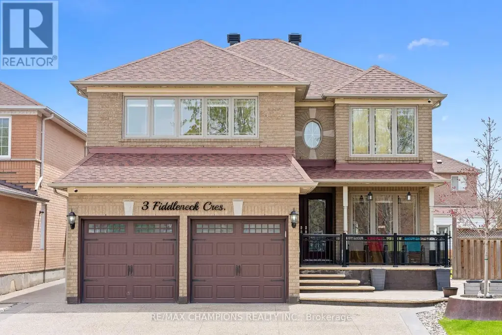 3 Fiddleneck Crescent, Brampton (Sandringham-Wellington)