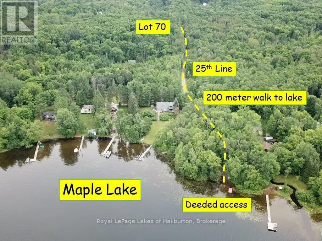 Lot 70 25th Line, Algonquin Highlands (Stanhope)