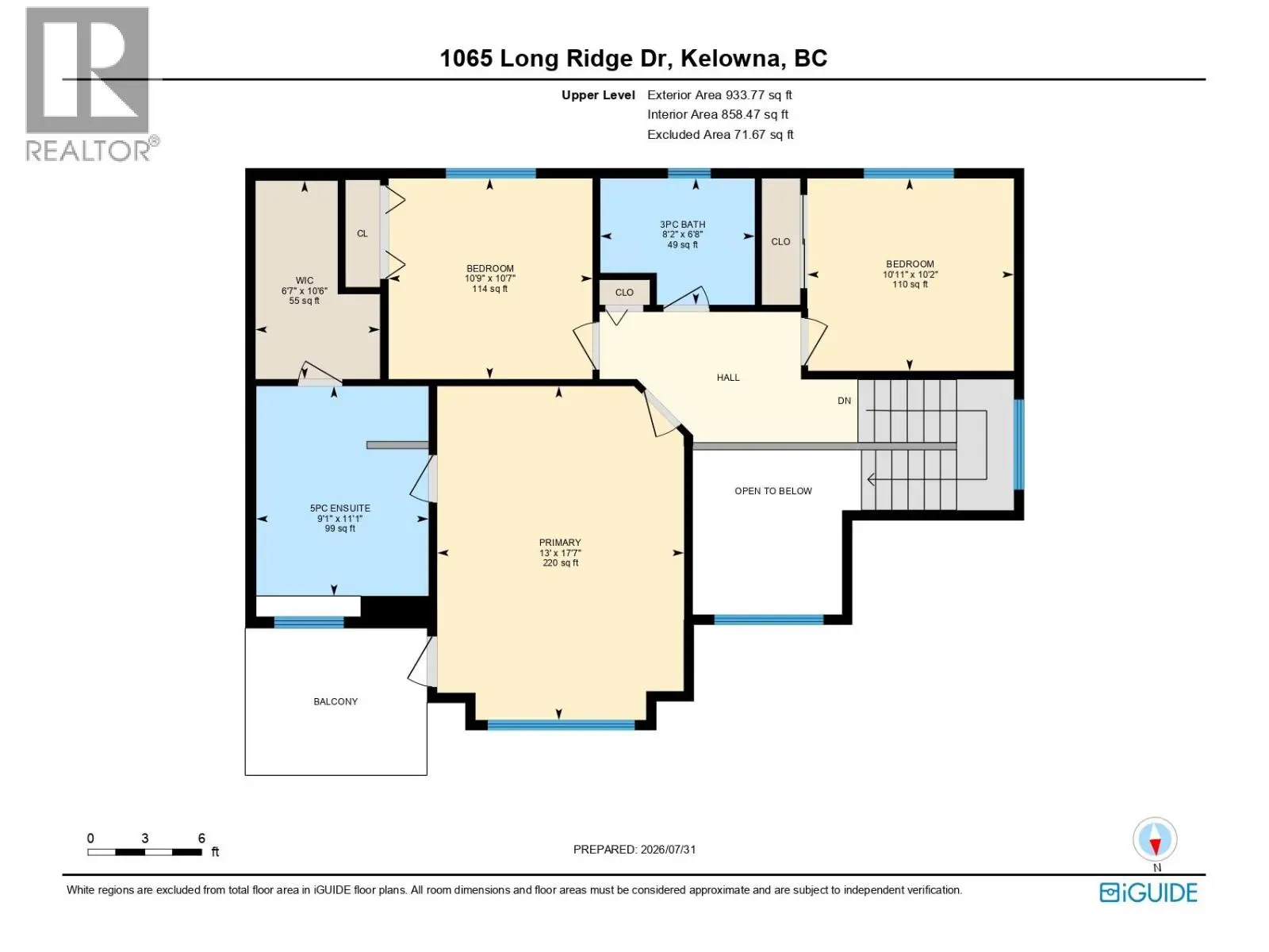 1065 Long Ridge Drive. Kelowna, British Columbia