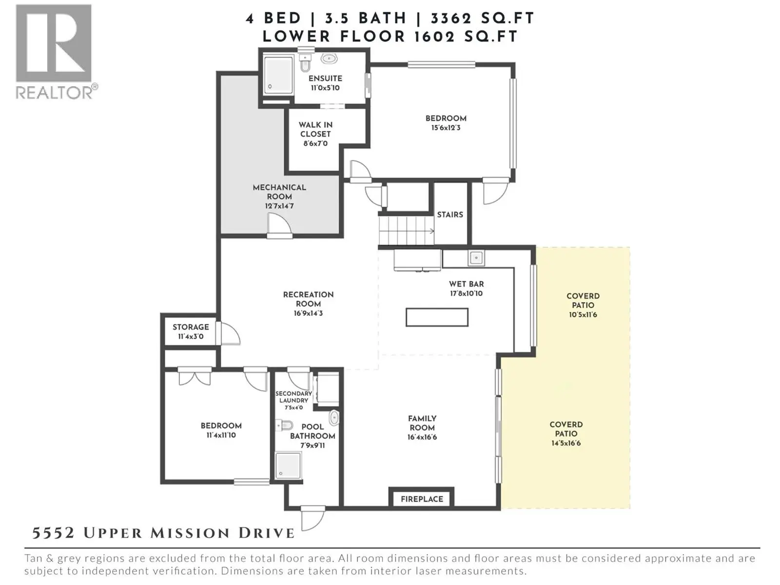 5552 Upper Mission Drive. Kelowna, British Columbia