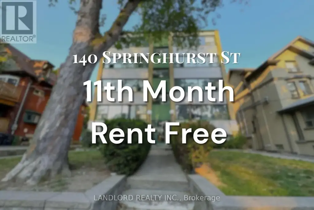 1 - 140 Springhurst Avenue, Toronto (South Parkdale)