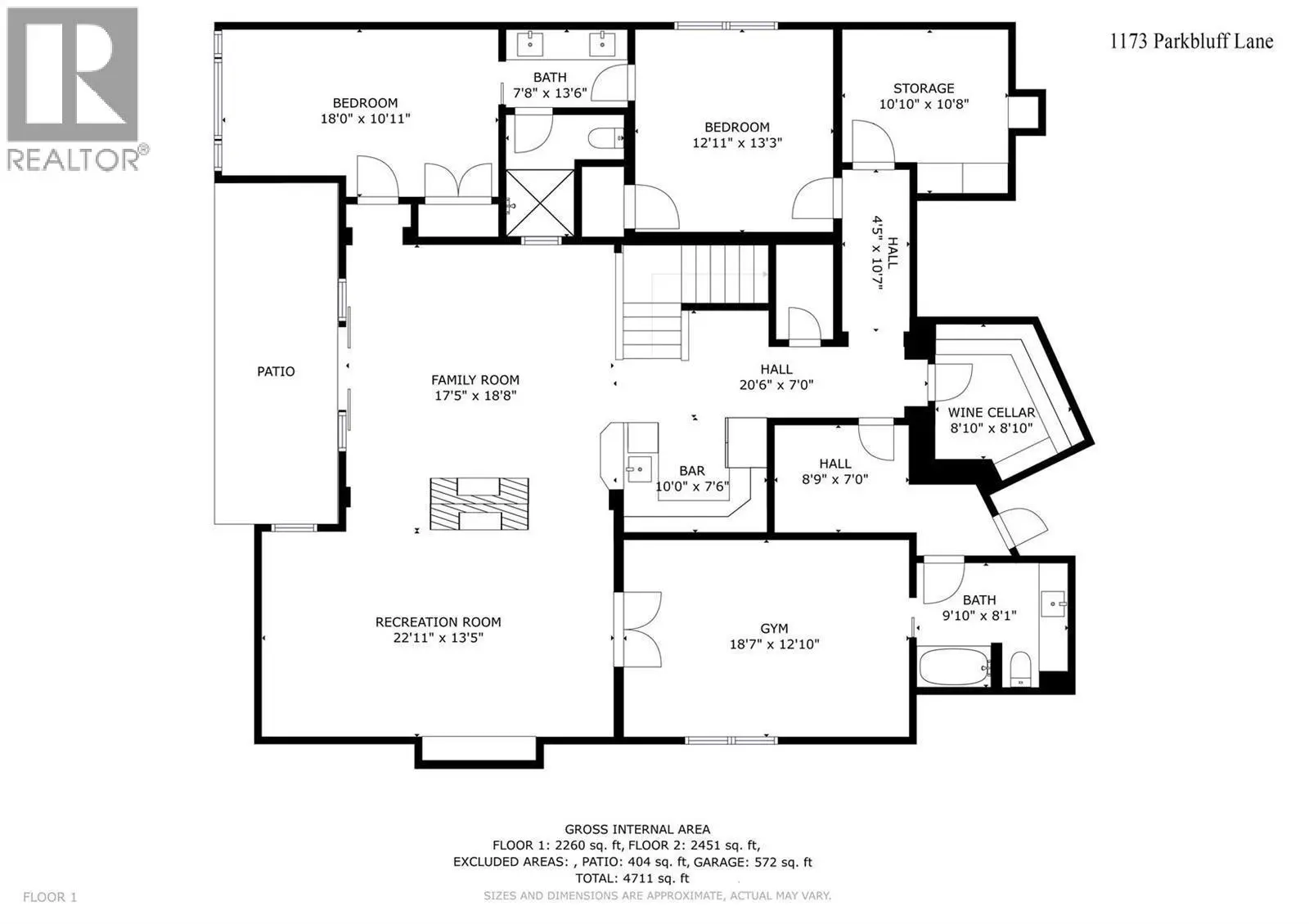 1173 Parkbluff Lane. Kelowna, British Columbia