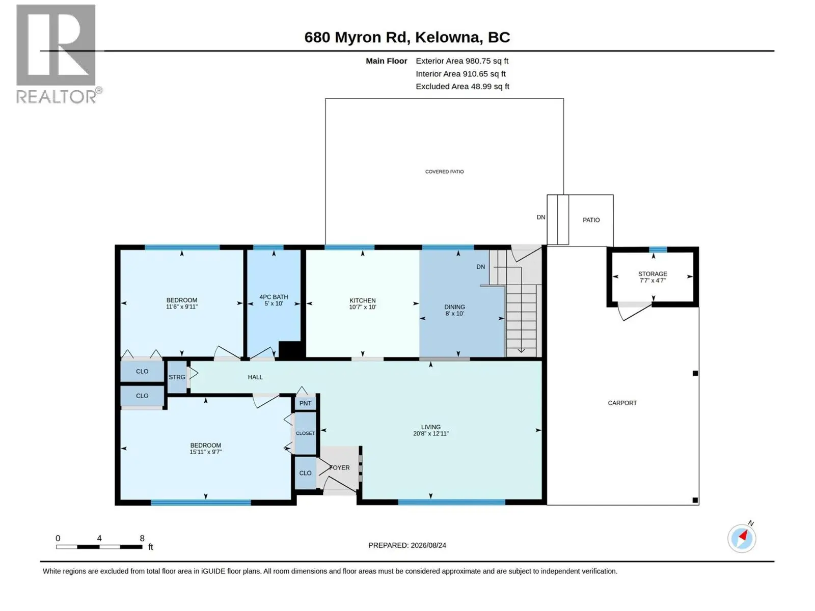 680 Myron Road. Kelowna, British Columbia
