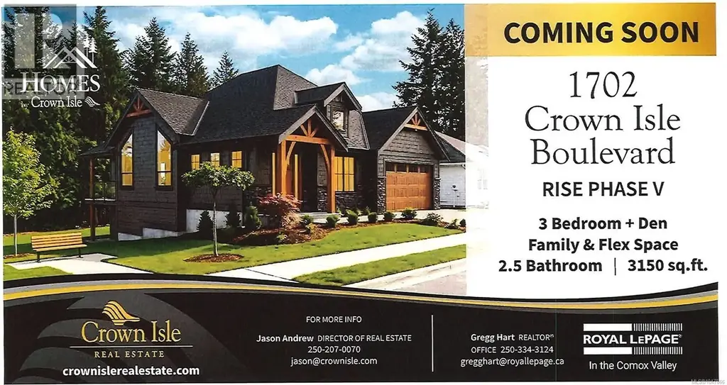 1702 Crown Isle Blvd, Courtenay