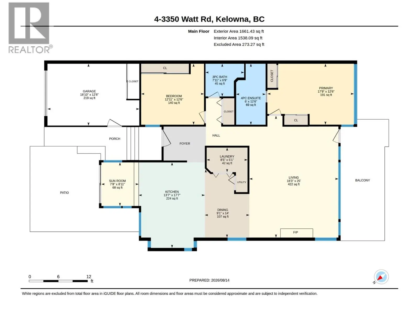 3350 Watt Road Unit# 4. Kelowna, British Columbia