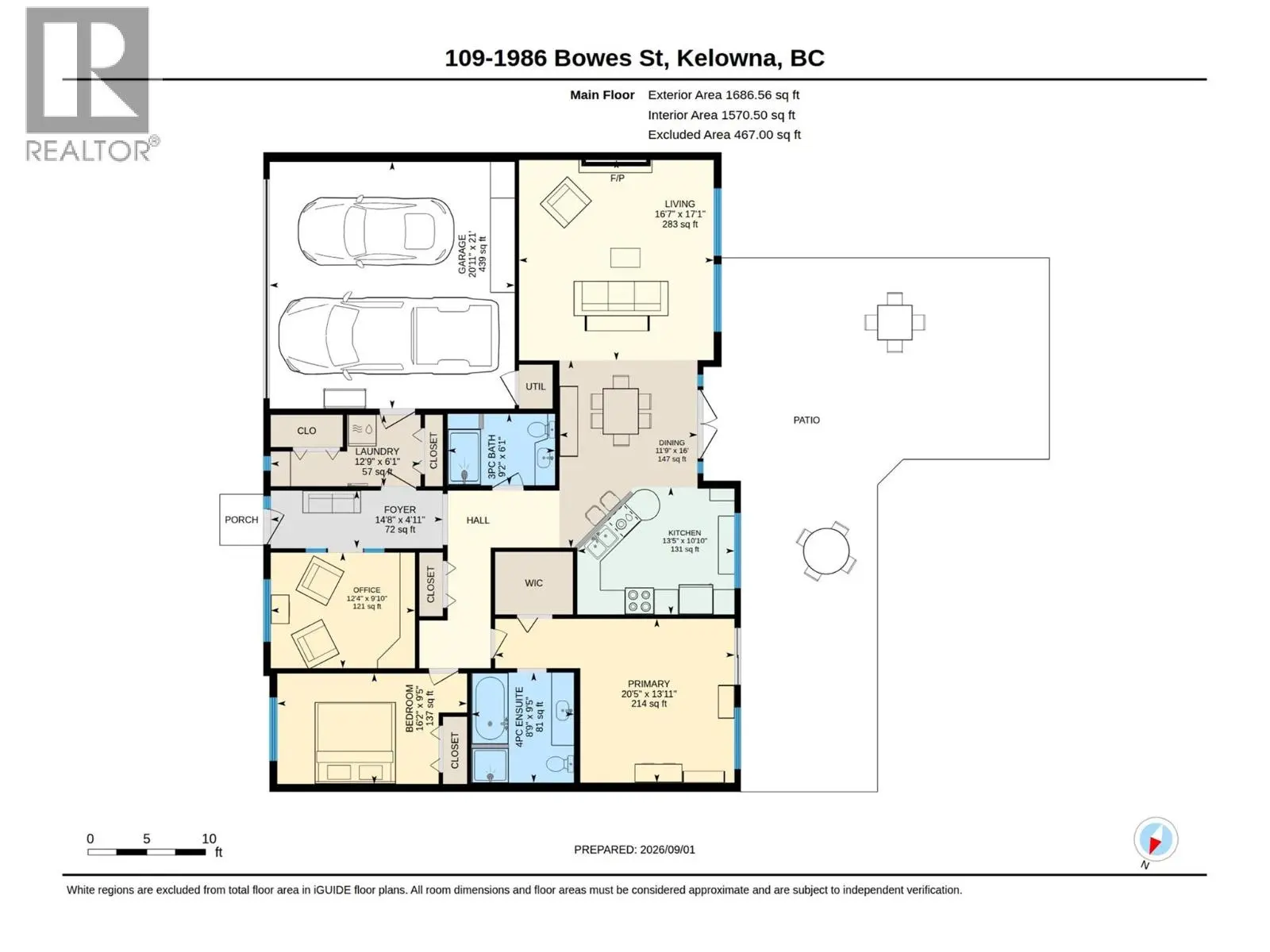1986 Bowes Street Unit# 109. Kelowna, British Columbia
