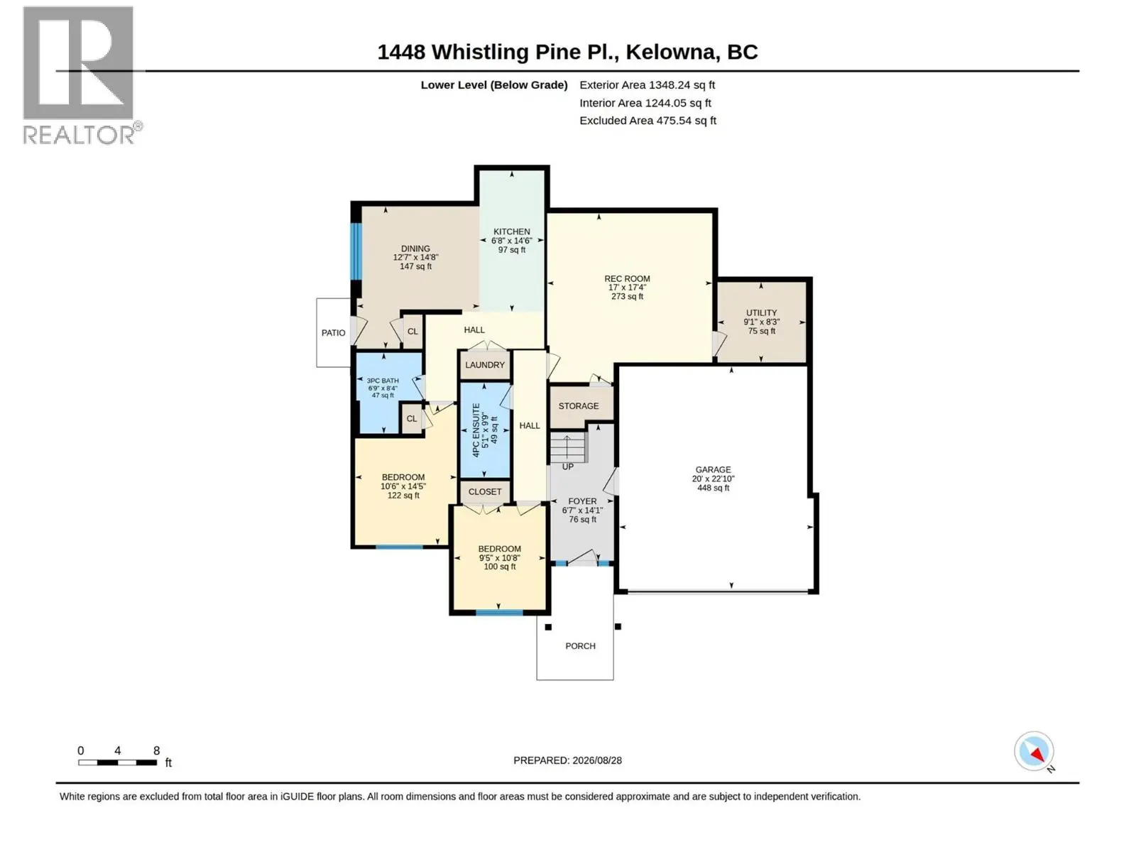 1448 Whistling Pine Place. Kelowna, British Columbia
