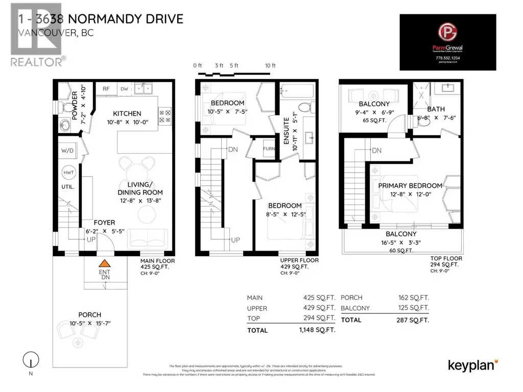 1 3638 Normandy Drive, Vancouver