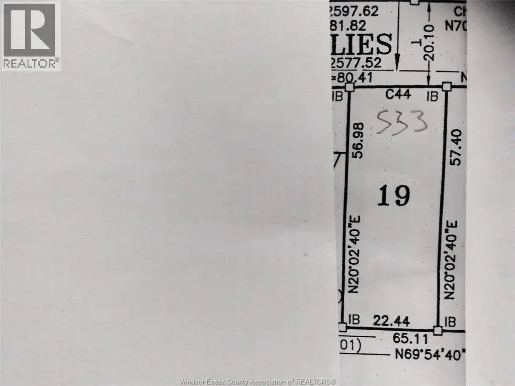 V/l Pallies Unit# Lot 19, LaSalle