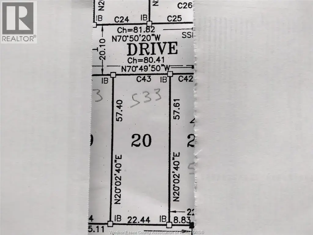 V/l Pallies Unit# Lot 20, LaSalle