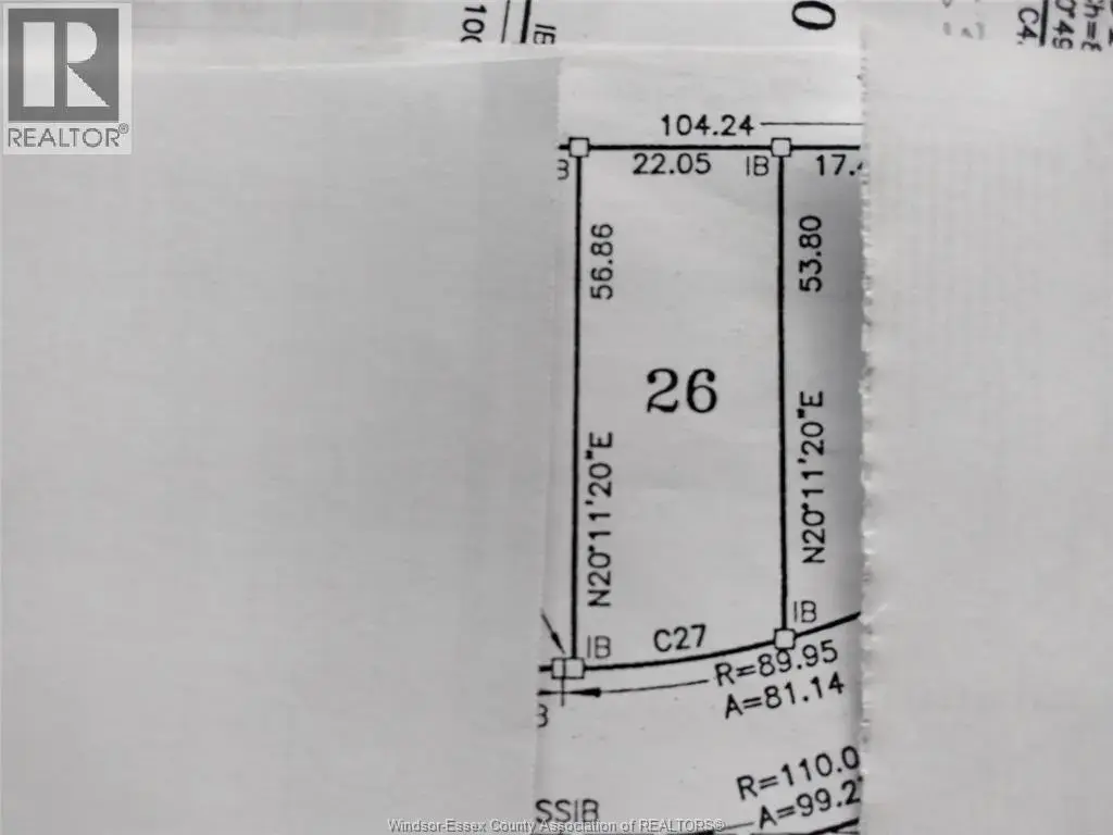 V/l Pallies Unit# Lot 26, LaSalle