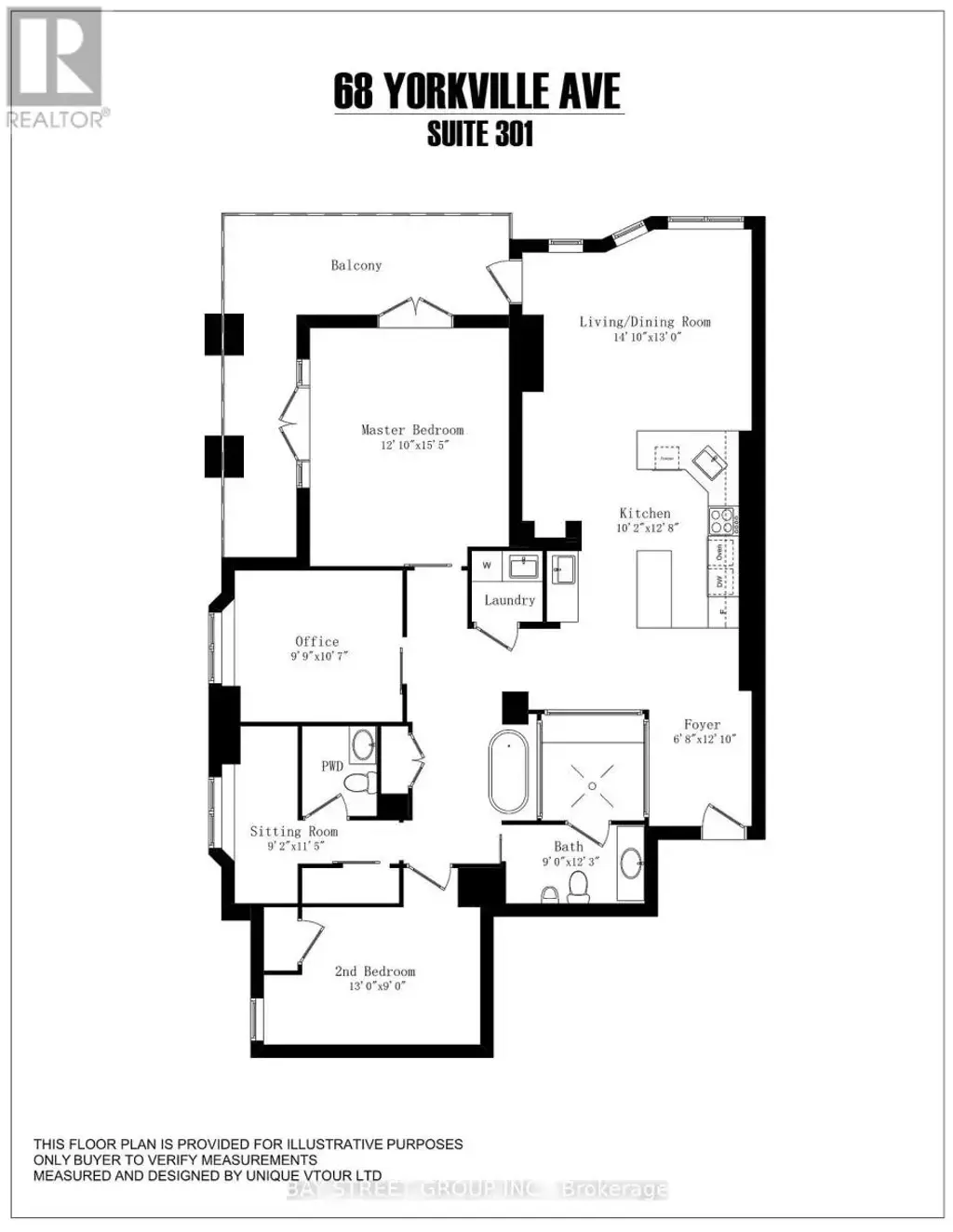 301 - 68 Yorkville Avenue, Toronto (Annex)
