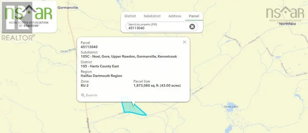 43 Acres Findley Road, North Noel Road