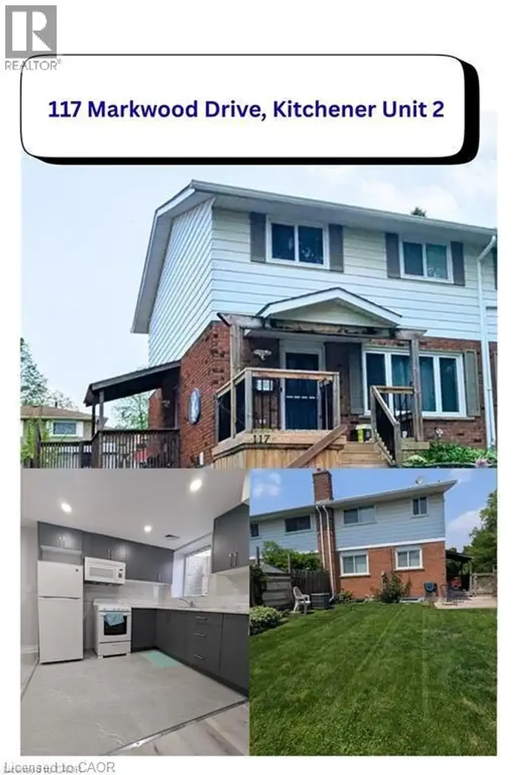 117 Markwood Drive Unit# 2, Kitchener