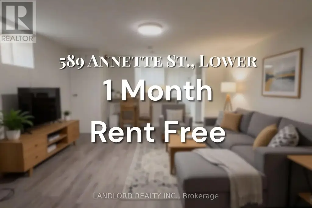 Bsmt - 589 Annette Street, Toronto (Runnymede-Bloor West Village)