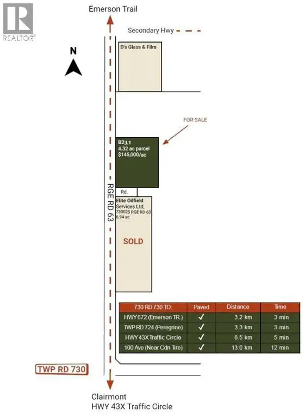 Pt: Sw-3-73-6-w6 Rge Rd 63, Clairmont