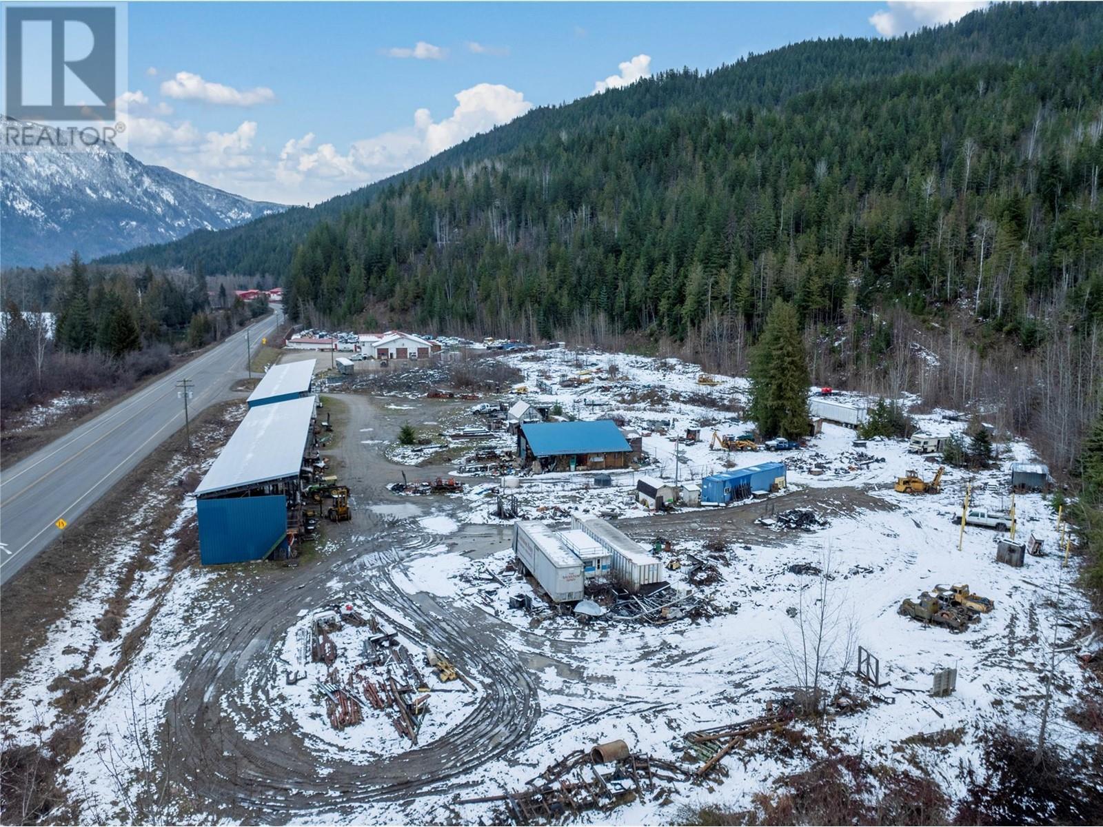 1940 Trans Canada Highway. Sicamous, British Columbia