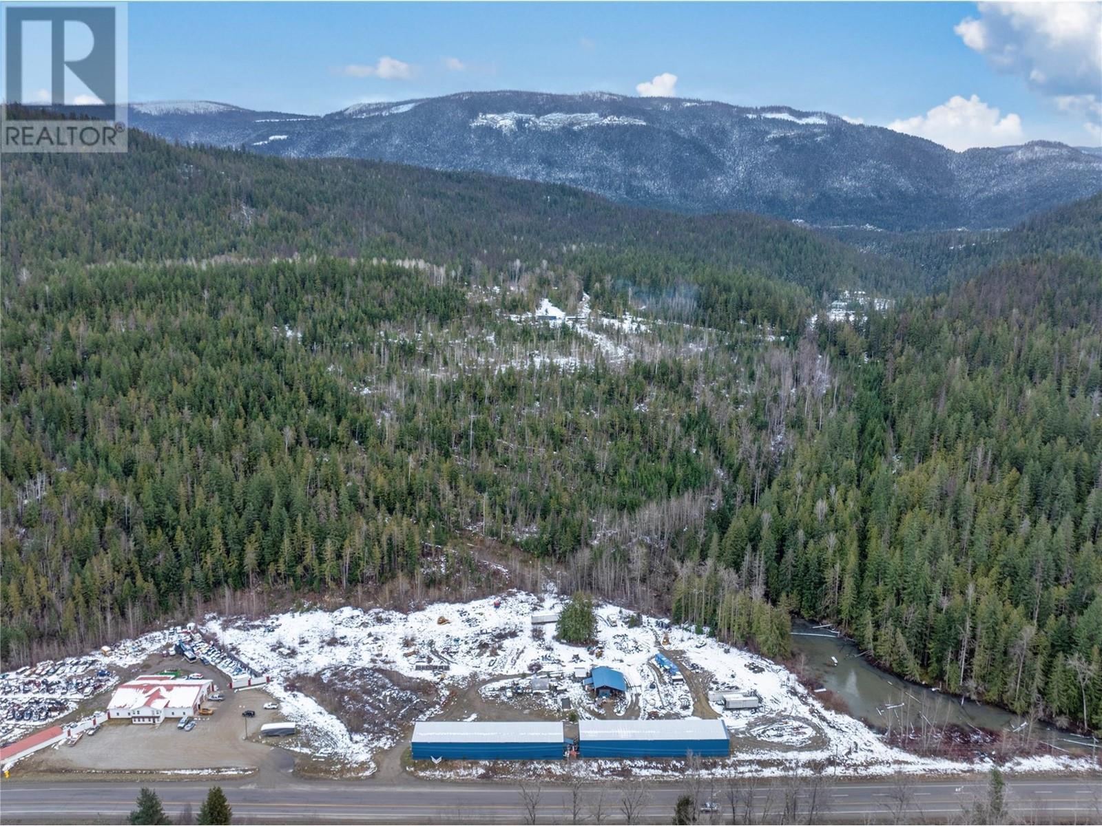 1940 Trans Canada Highway. Sicamous, British Columbia