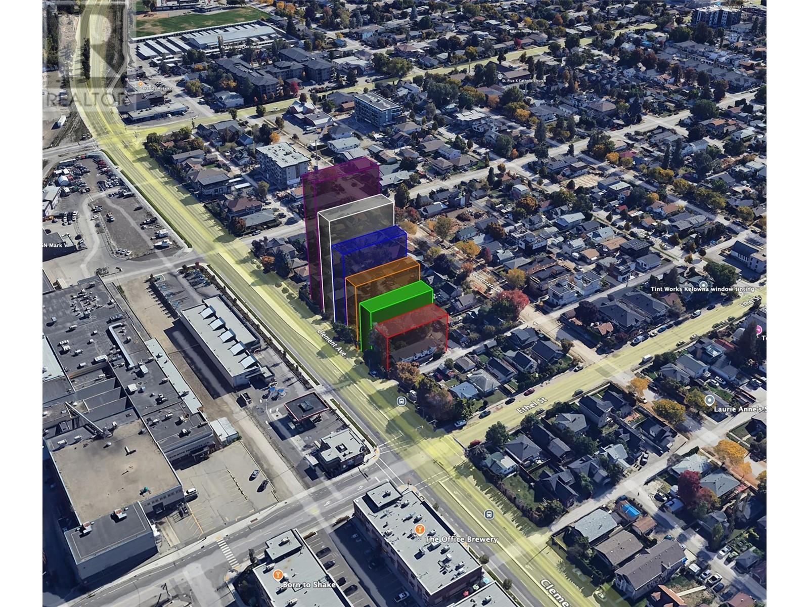 925, 933, 937, 943, 949 955 Clement Avenue. Kelowna, British Columbia