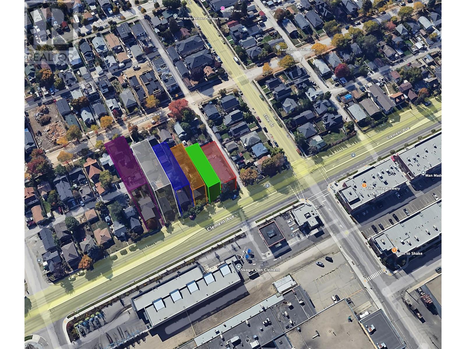 925, 933, 937, 943, 949 955 Clement Avenue. Kelowna, British Columbia