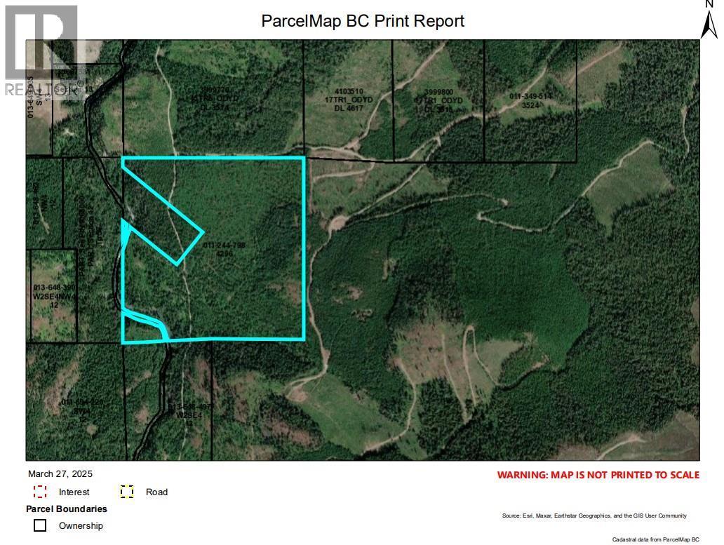144 Acres South Fork Road. Cherryville, British Columbia