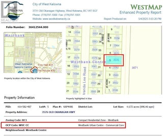 3576 Old Okanagan Highway. West Kelowna, British Columbia