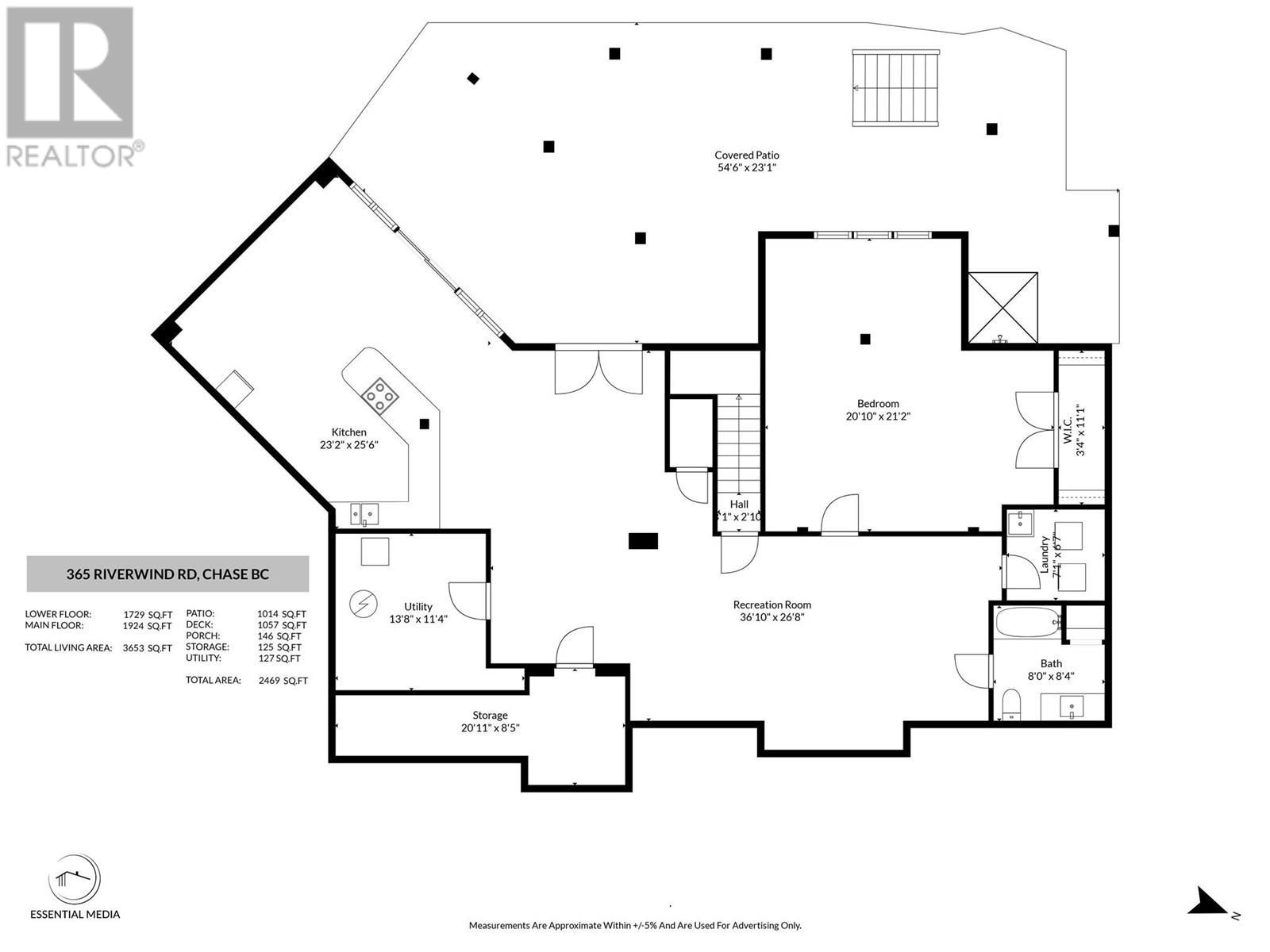 365 Riverwind Drive. Chase, British Columbia