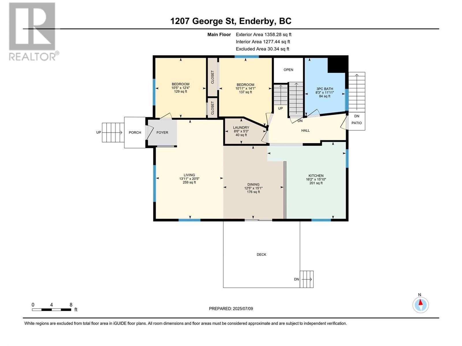 1207 George Street. Enderby, British Columbia