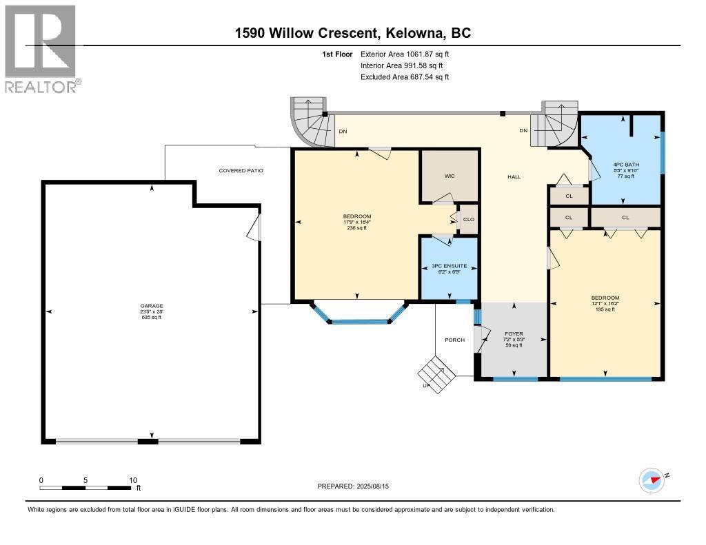 1590 Willow Crescent. Kelowna, British Columbia