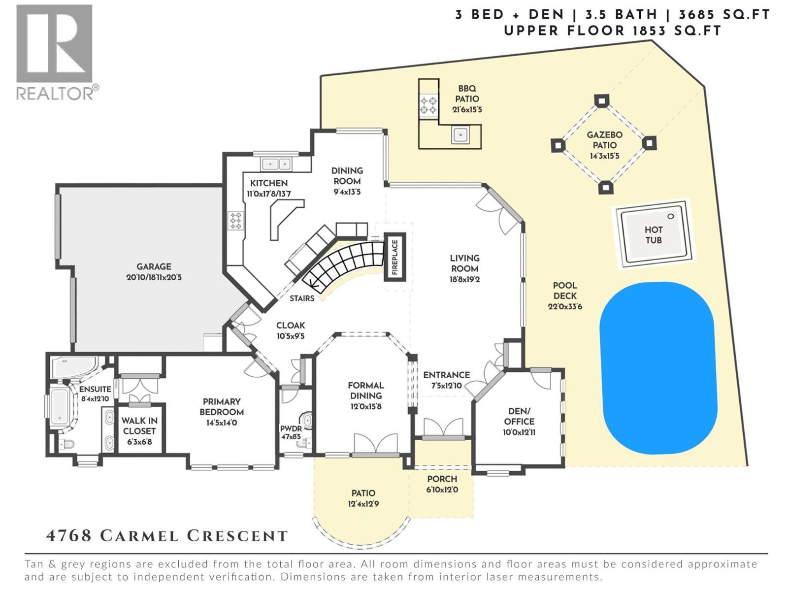 4768 Carmel Crescent. Kelowna, British Columbia