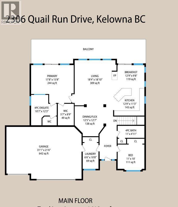 2306 Quail Run Drive. Kelowna, British Columbia