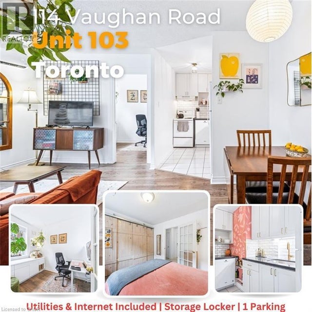 114 Vaughan Road Unit# 103, Toronto