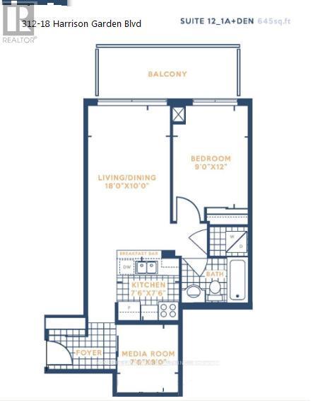 312 - 18 Harrison Garden Boulevard, Toronto (lansing-Westgate)