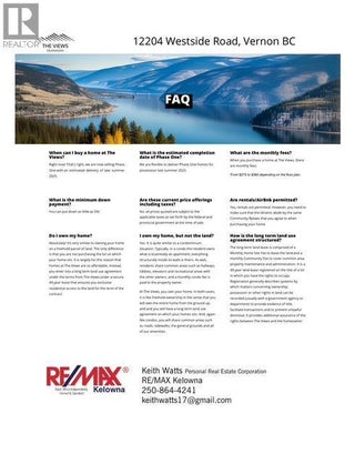 12204 Westside Road Unit# 208d. Vernon, British Columbia