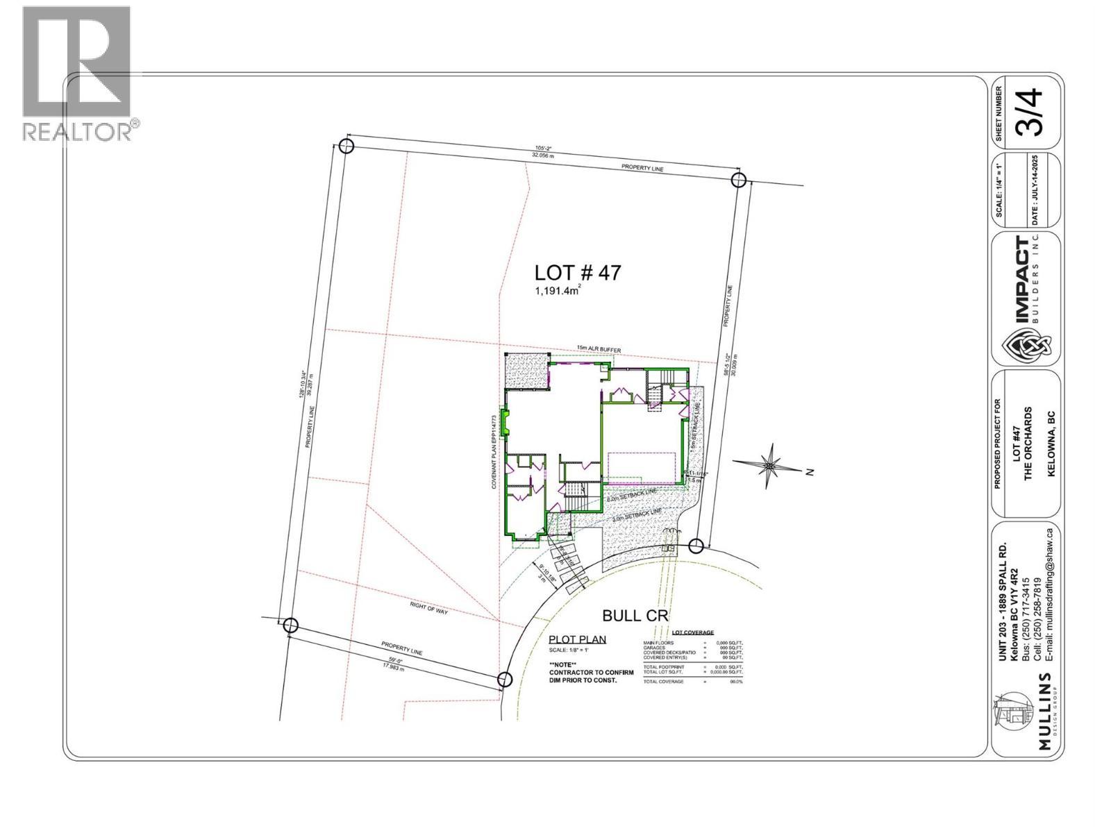 900 Bull Crescent Lot# 47. Kelowna, British Columbia