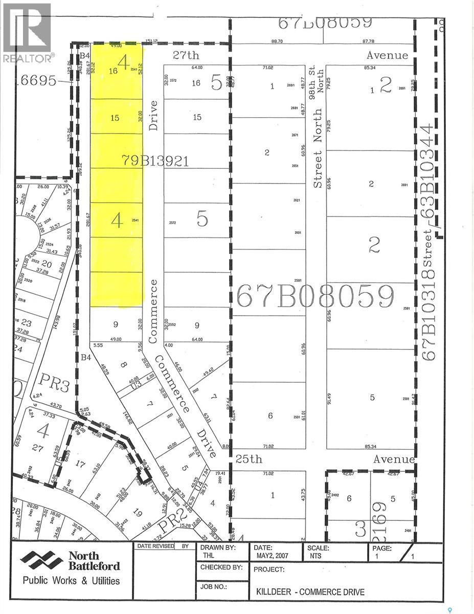 Lot 10 - 16 Blk 4 Commerce Drive, North Battleford