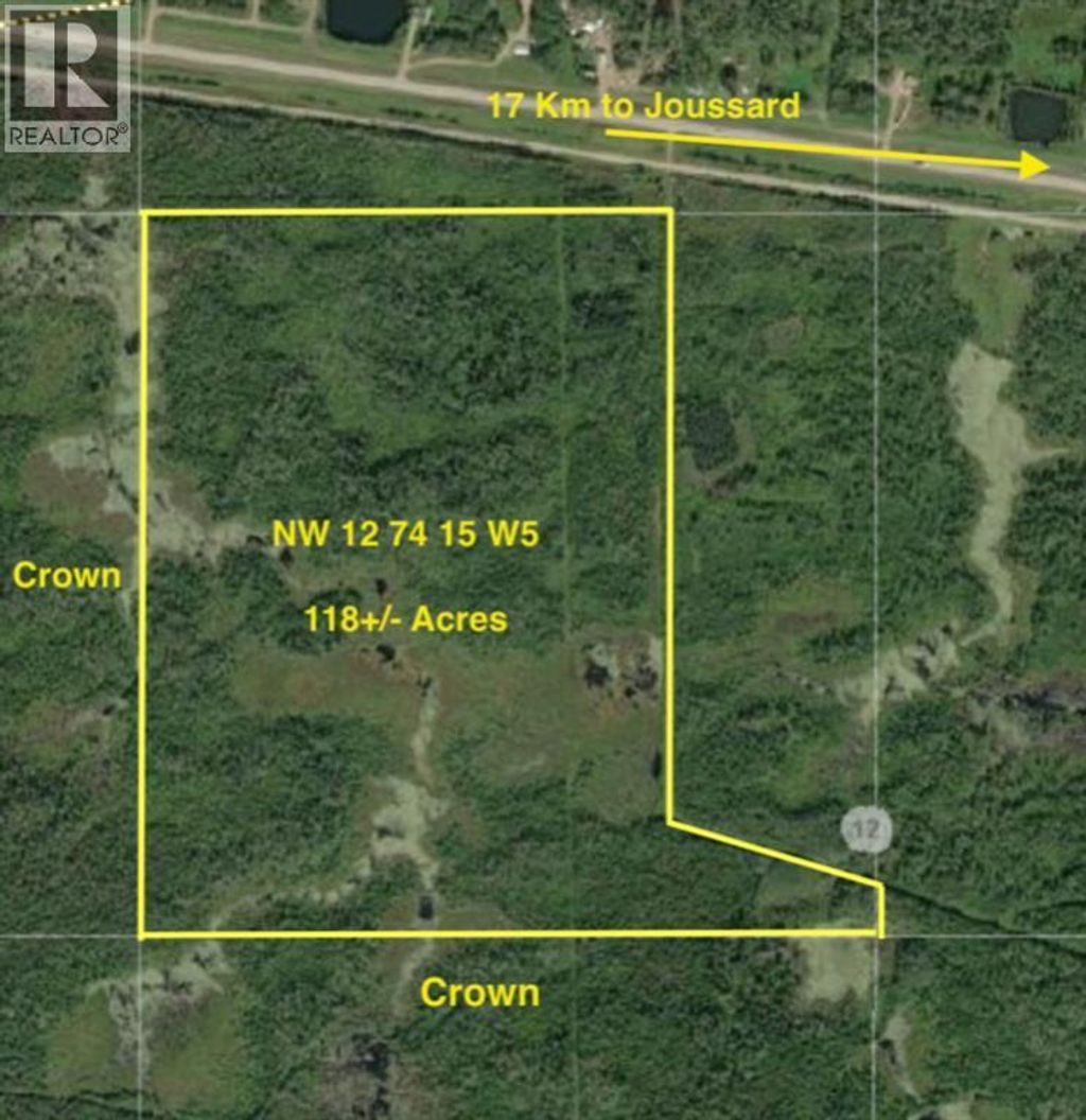 Rr Nw 12 74 15 W5 Rr, Joussard
