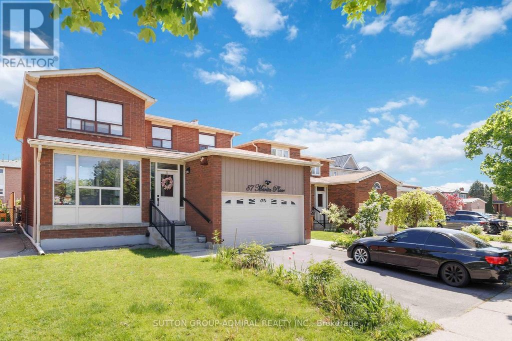 Main & Upper Flr - 87 Marita Place, Vaughan (glen Shields)