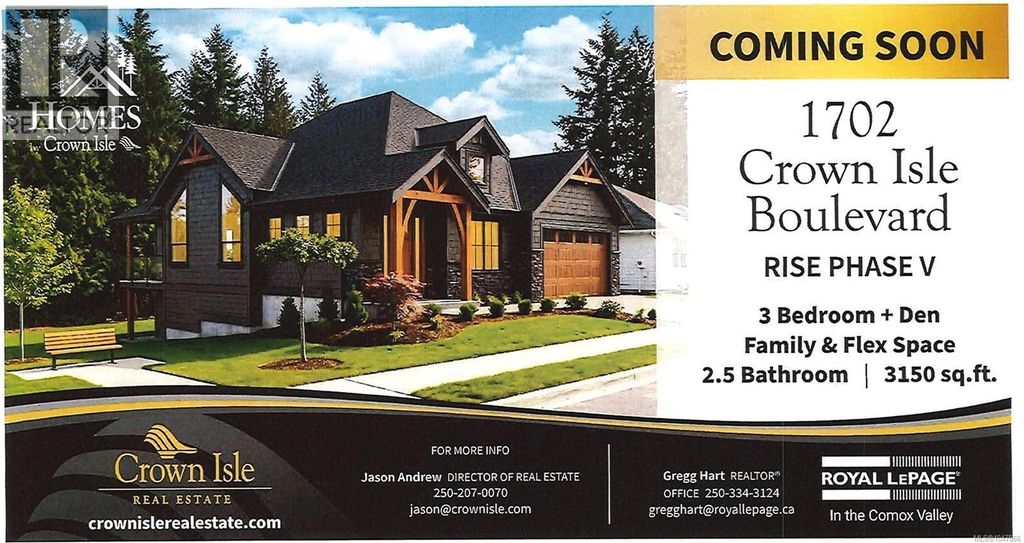 1702 Crown Isle Blvd, Courtenay