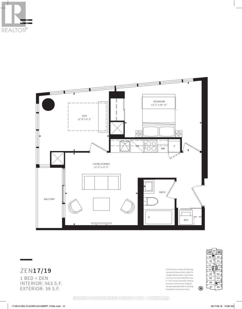 2117 - 19 Western Battery Road, Toronto (niagara)