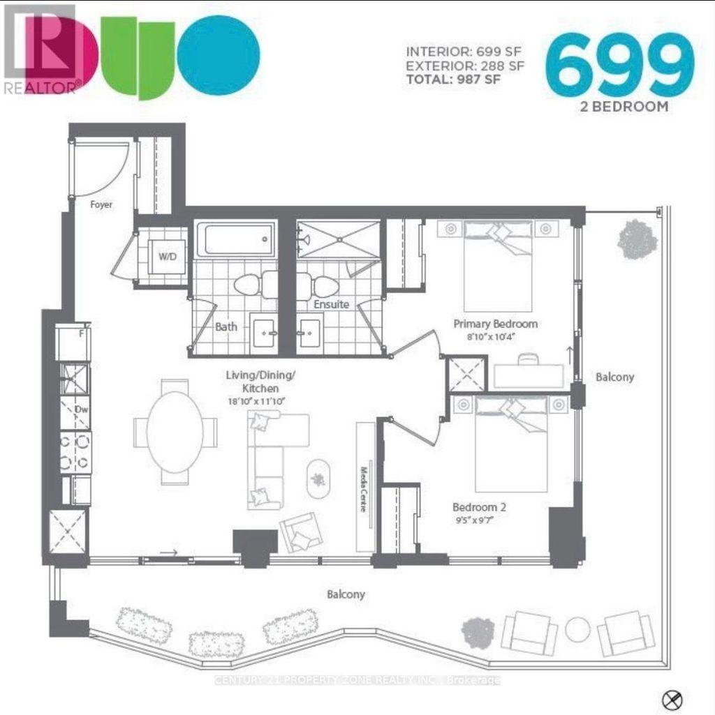 1503 - 260 Malta Avenue, Brampton (fletcher's Creek South)