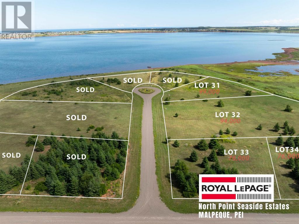 Lot 31 North Point Seaside, Malpeque