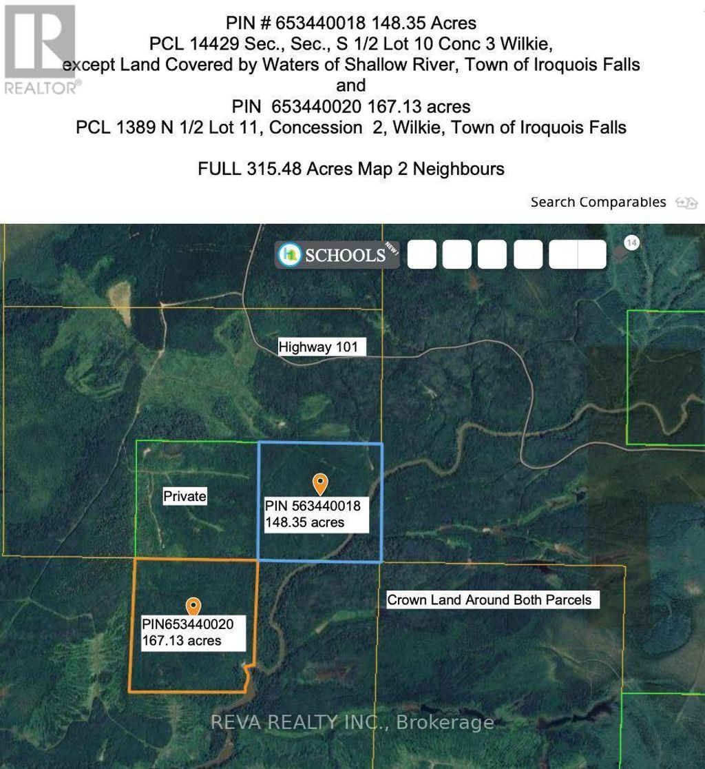 N1/2 Lot 11 Con 2 Wilkie, Iroquois Falls