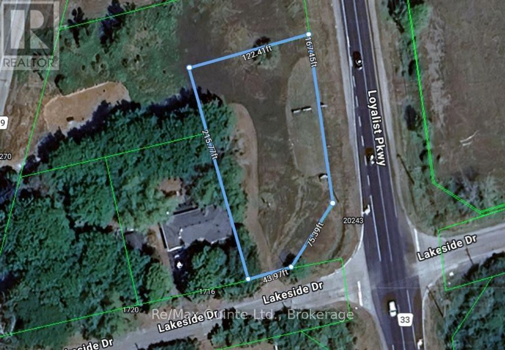 0 Beside 1716 Lakeside Drive, Prince Edward County (ameliasburg Ward)