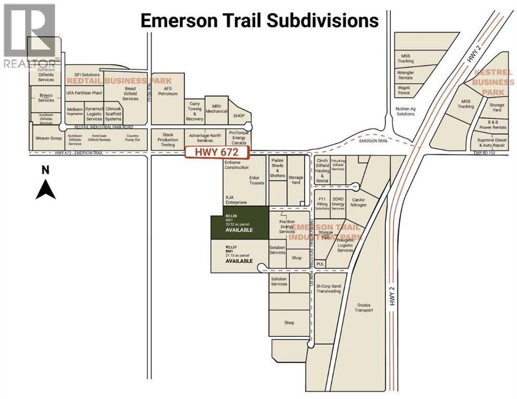 B2, L28 Pt: Nw-11-73-6-w6 Emerson Trail Industrial Pk Rd, Rural Grande Prairie No. 1, County Of
