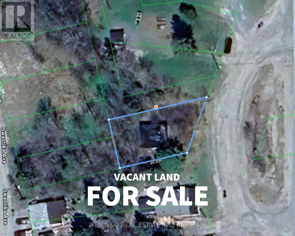 296 Hayes Street, Kirkland Lake (swastika)