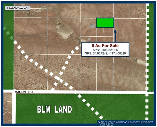5 Ac Near Macon Rd, Helendale